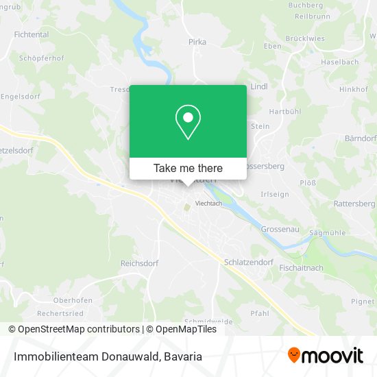 Immobilienteam Donauwald map