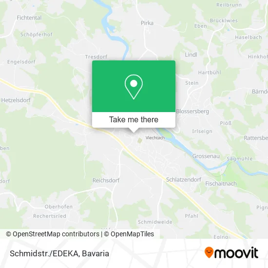 Карта Schmidstr./EDEKA