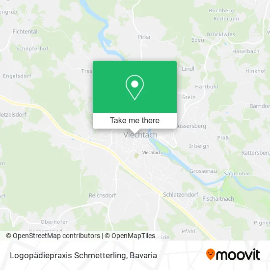 Карта Logopädiepraxis Schmetterling