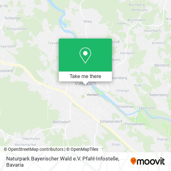 Naturpark Bayerischer Wald e.V. Pfahl-Infostelle map