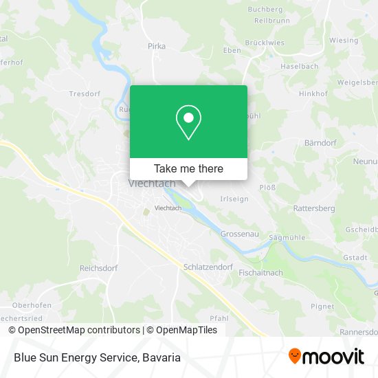 Blue Sun Energy Service map