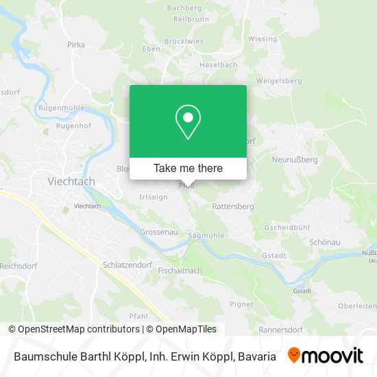 Baumschule Barthl Köppl, Inh. Erwin Köppl map