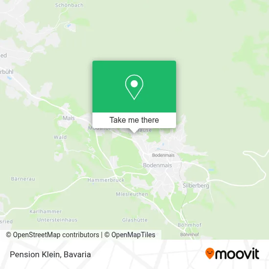 Pension Klein map