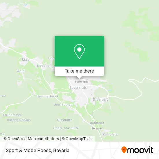 Карта Sport & Mode Poesc