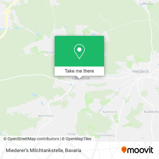 Miederer's Milchtankstelle map