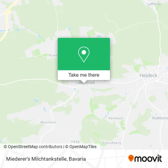 Карта Miederer's Milchtankstelle