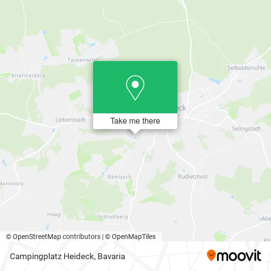 Карта Campingplatz Heideck