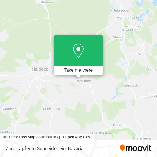 Карта Zum Tapferen Schneiderlein