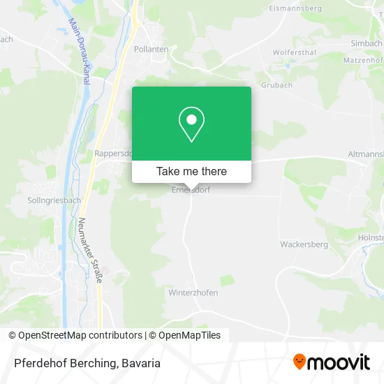 Карта Pferdehof Berching