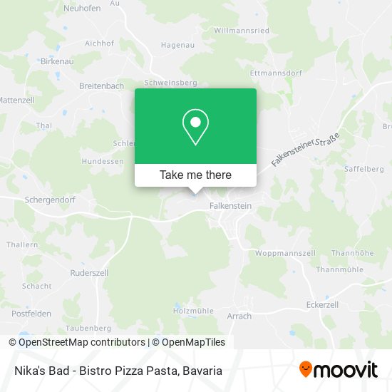 Nika's Bad - Bistro Pizza Pasta map