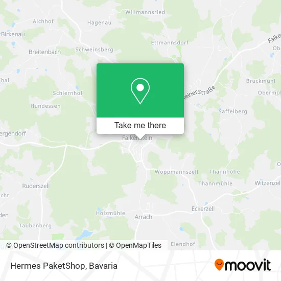 Карта Hermes PaketShop