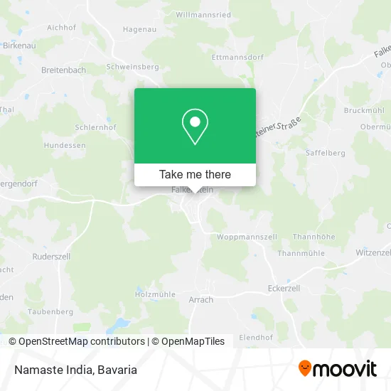 Карта Namaste India