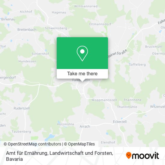 Amt für Ernährung, Landwirtschaft und Forsten map