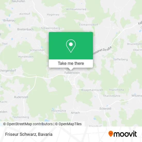Карта Friseur Schwarz