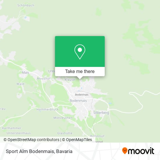 Sport Alm Bodenmais map