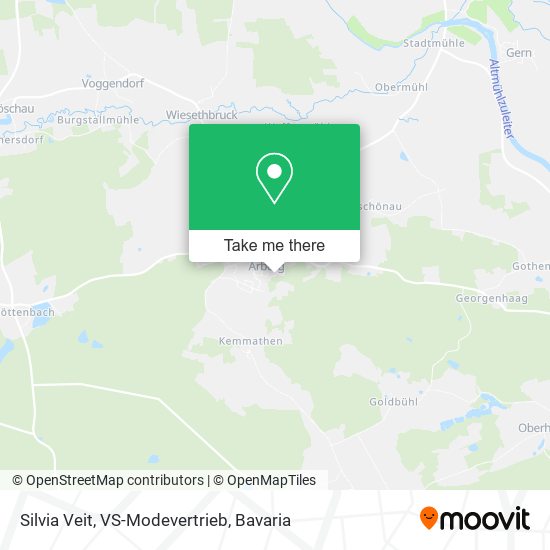 Карта Silvia Veit, VS-Modevertrieb