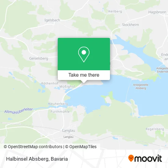 Карта Halbinsel Absberg
