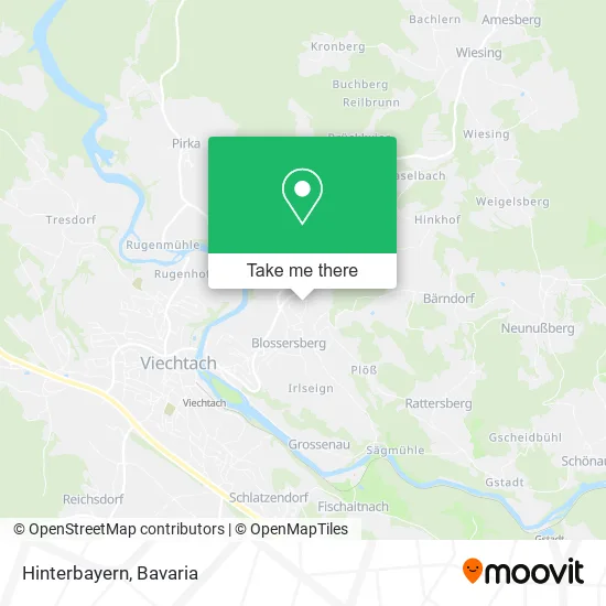 Карта Hinterbayern