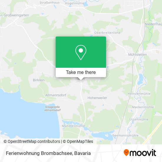Ferienwohnung Brombachsee map