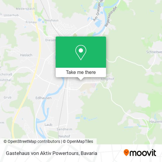 Gastehaus von Aktiv Powertours map