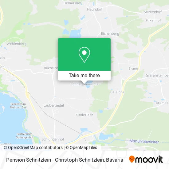 Карта Pension Schnitzlein - Christoph Schnitzlein