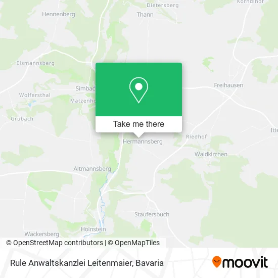 Карта Rule Anwaltskanzlei Leitenmaier