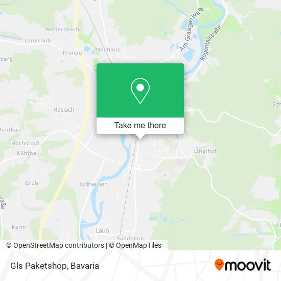 Карта Gls Paketshop