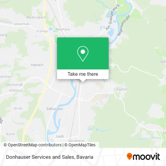 Карта Donhauser Services and Sales
