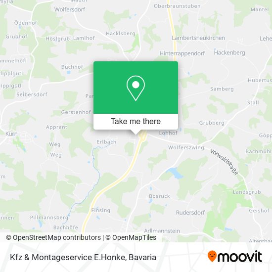 Kfz & Montageservice E.Honke map