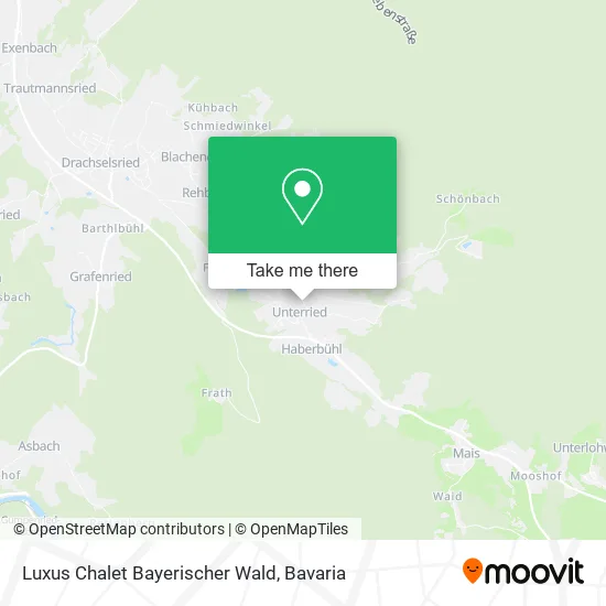 Luxus Chalet Bayerischer Wald map