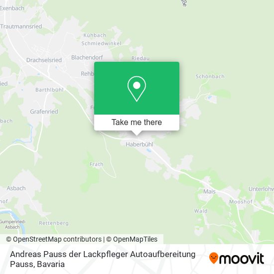 Andreas Pauss der Lackpfleger Autoaufbereitung Pauss map