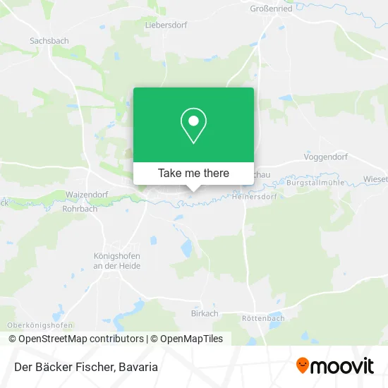 Карта Der Bäcker Fischer