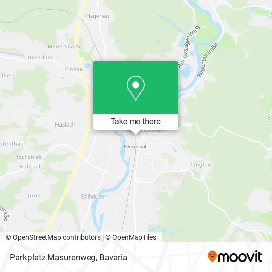Карта Parkplatz Masurenweg
