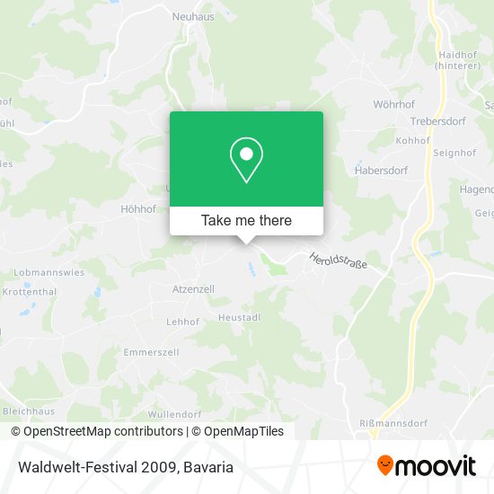 Waldwelt-Festival 2009 map