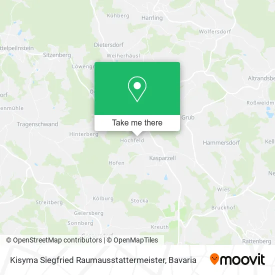 Карта Kisyma Siegfried Raumausstattermeister