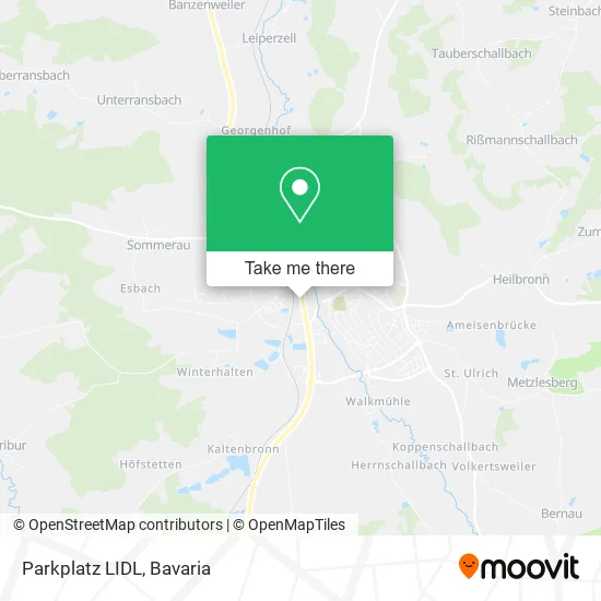 Карта Parkplatz LIDL