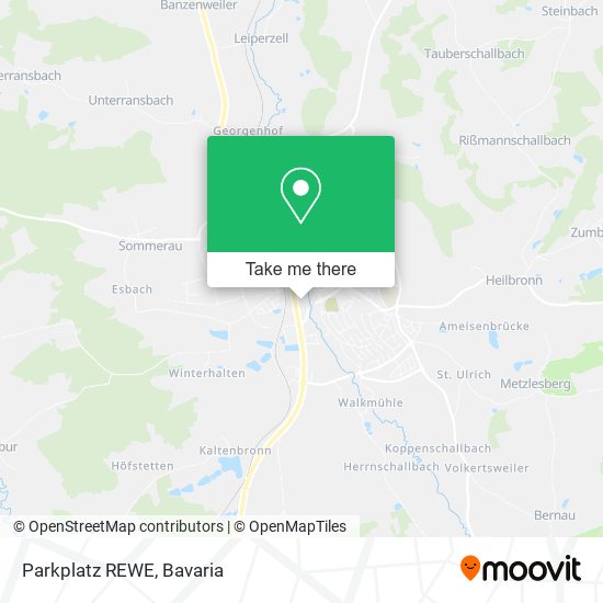 Parkplatz REWE map