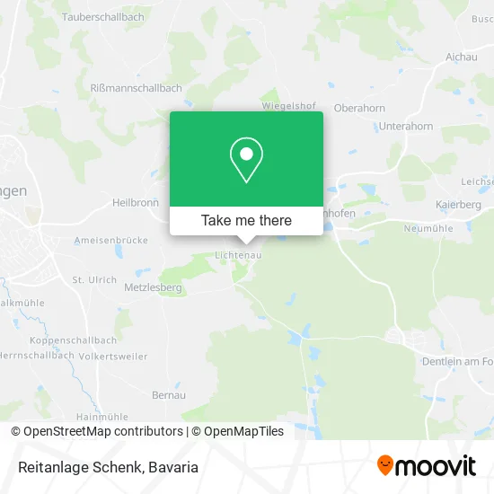 Карта Reitanlage Schenk