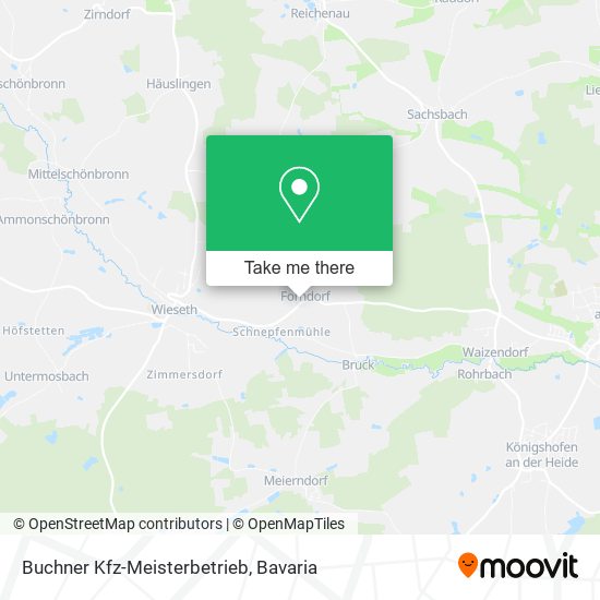 Buchner Kfz-Meisterbetrieb map