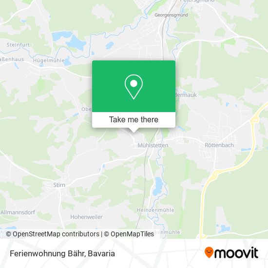 Ferienwohnung Bähr map