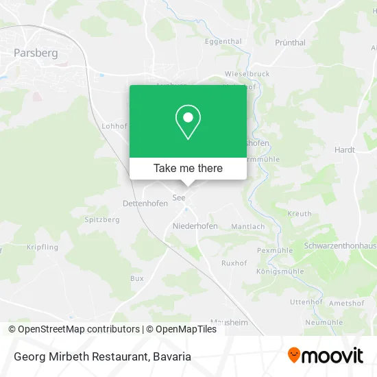 Georg Mirbeth Restaurant map