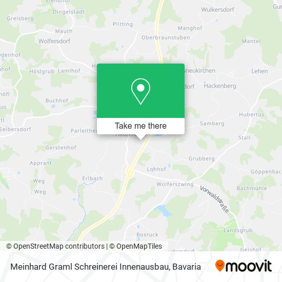Meinhard Graml Schreinerei Innenausbau map