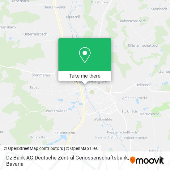 Dz Bank AG Deutsche Zentral Genossenschaftsbank map