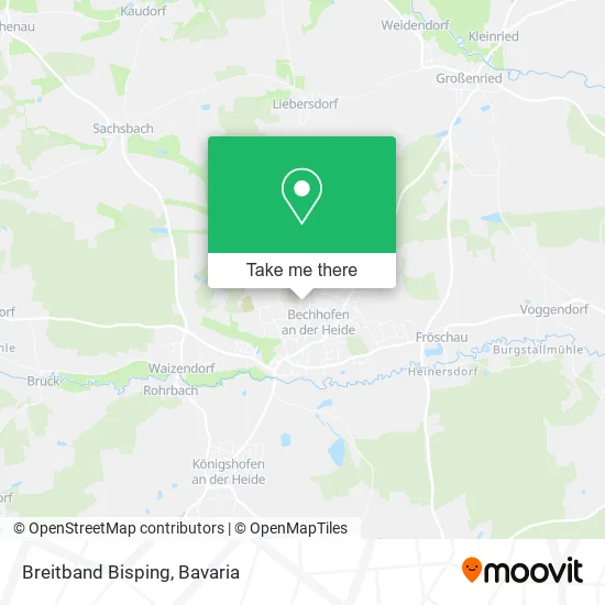 Карта Breitband Bisping
