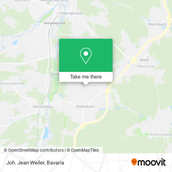Карта Joh. Jean Weiler
