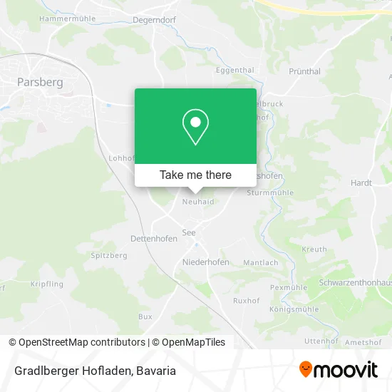 Карта Gradlberger Hofladen