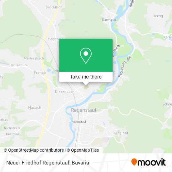 Карта Neuer Friedhof Regenstauf