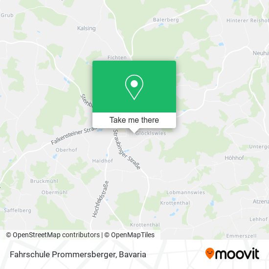Fahrschule Prommersberger map
