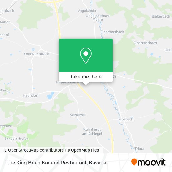 The King Brian Bar and Restaurant map