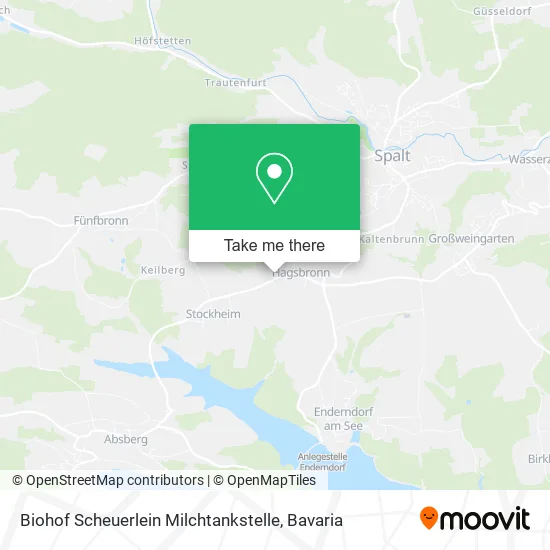 Карта Biohof Scheuerlein Milchtankstelle